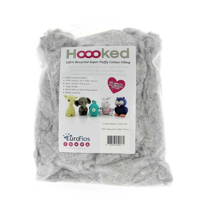 Täyte 100 % kierrätettyä puuvillaa