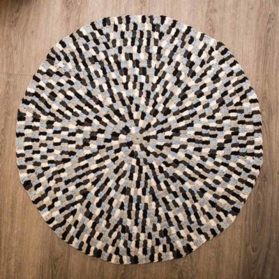 Moderni monivärinen Mayflower Ribbon -matto