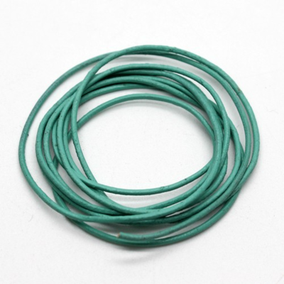 Nahkanauha, turkoosi, 1 metri