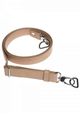 Go Käsintehty olkahihna hopea solki 25 mm x 130 cm (1 kpl)