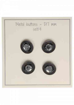 Go Käsintehdyt kytkinpainikkeet 17 mm (4 kpl)