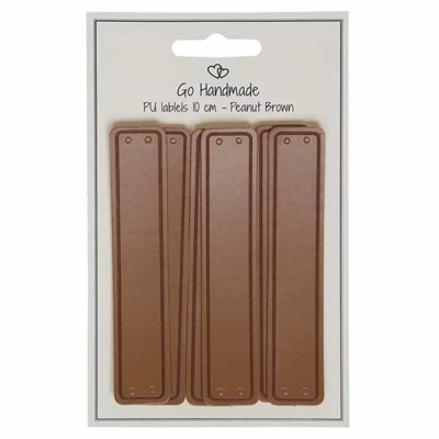 Go käsintehdyt nahkatarrat 10 x 2 cm (6 kpl)