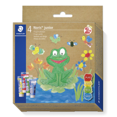 STAEDTLER Noris Finger Paint 100 ml, 4 väriä
