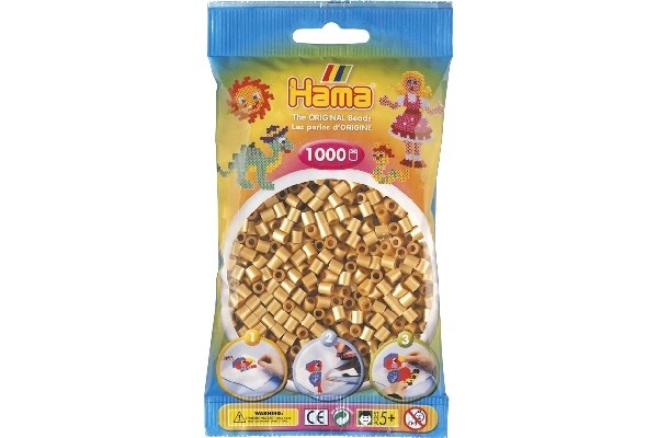 Hama Midi helmet, kulta, hopea, pronssi ja helmiäinen, 1000 kpl