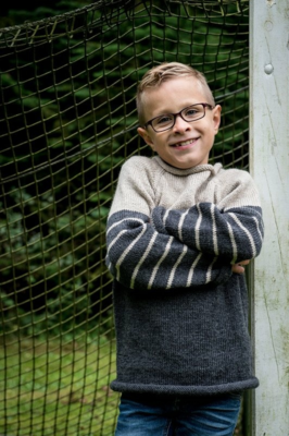 128-1 Smart kaksivärinen villapaita