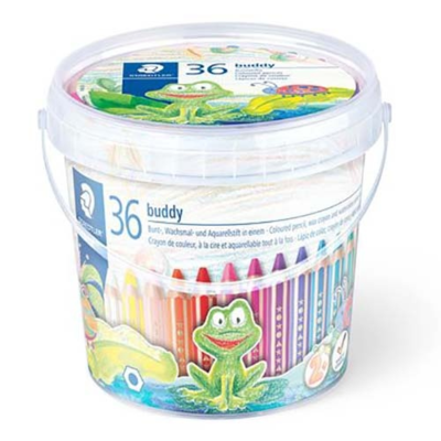 STAEDTLER Buddy värikynät &amp; kynän teroittimet, 36 + 3 kpl