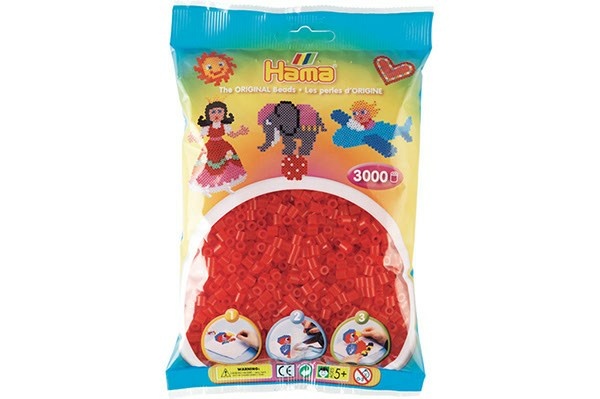 Hama Midi helmiä, läpinäkyvä, 3000 kpl