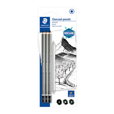 STAEDTLER mars lumografihiili &amp; kanto, 3 + 1 kpl