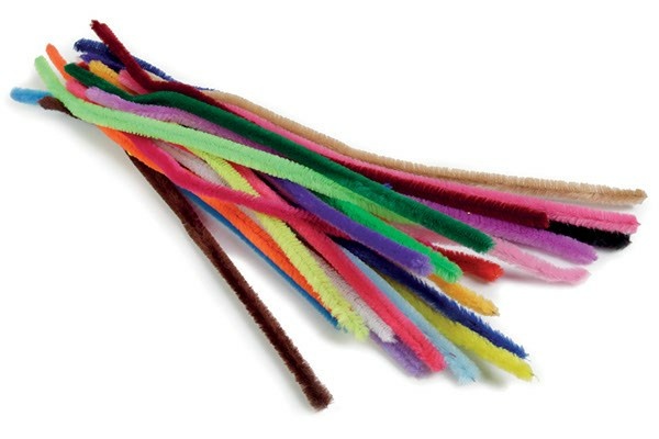 Chenille Mix 0,9x30 cm, 26 kpl