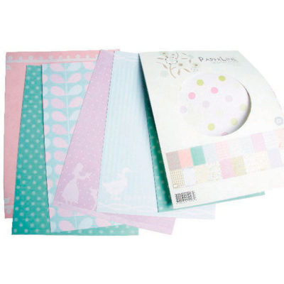 Paper Line Design-paperi A4, 100 g, 20 kuviota, 40 arkkia