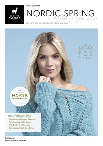 DSA63 Nordic Spring - alpakka paksuilla kepeillä