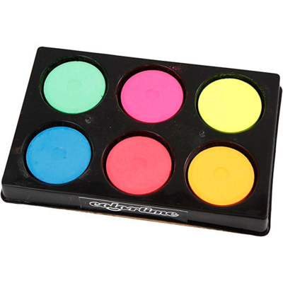 Akvarelli paletissa, 6 väriä, 1 setti