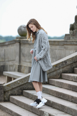 DSA68-09 Ella-takki vaaleanharmaa