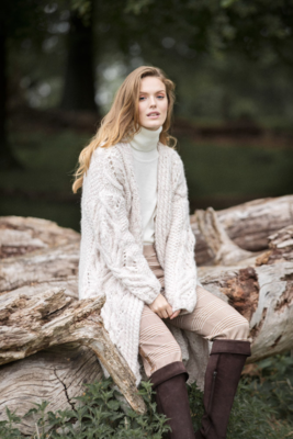 DSA68-12 Ella Long Jacket Nature