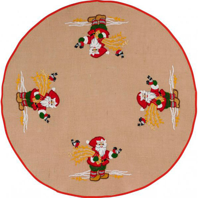 Joulukuusimatto Broderikit Joulupukki