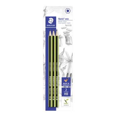 STAEDTLER Noris Eco Lyijykynät, 3 kpl