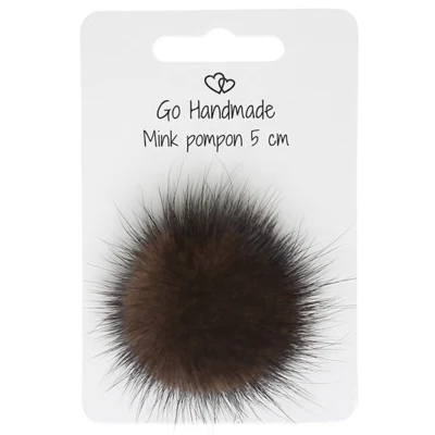 Go Käsintehty Pompon joustavalla hihnalla, 5 cm