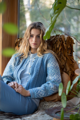 DSA77-09 Marte Cardigan Blue