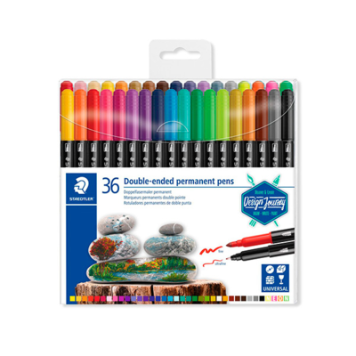 STAEDTLER Duotusser Permanente, 36 kpl