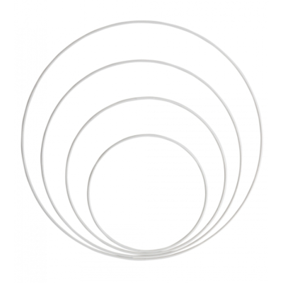 Go Käsintehdyt metallisormukset Mix White