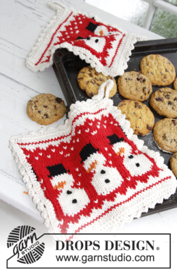 0-792 3 Pikku lumiukkoja DROPS Designilta