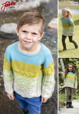 92444 Mollys Twist - Lasten pusero, jossa punos