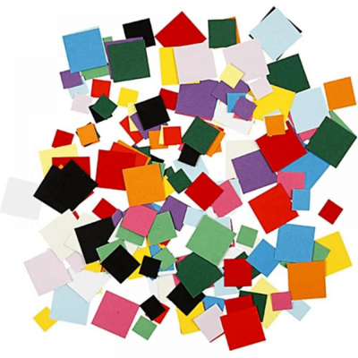 Pahvin mosaiikki neliö