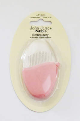 John Jamesin hienopistosneulat, koko 5/10, 16 kpl.