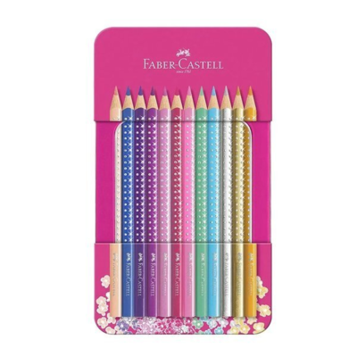 Faber-Castell, Kimaltelevat väriliidut, 12 kpl
