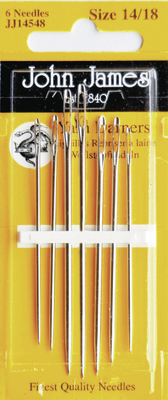 John James Wool Stop -puikot koko 14/18 (6 neulaa)