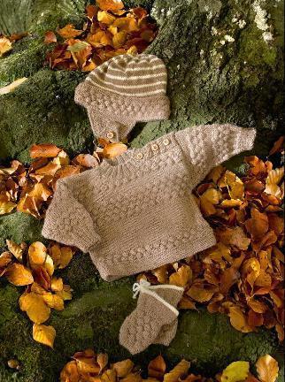 Vauvan / lapsen merimiespusero hatulla ja lapasilla (3 kk - 4 vuotta)