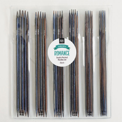 DROPS Pro ROMANCE ainaoikeaneulesarja (2,50-5,00 mm)